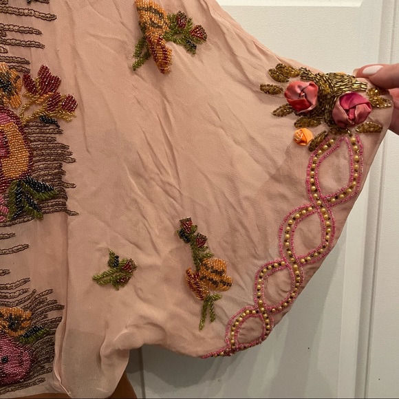 Tracy Reese Floral Beaded Top - Picture 8 of 14